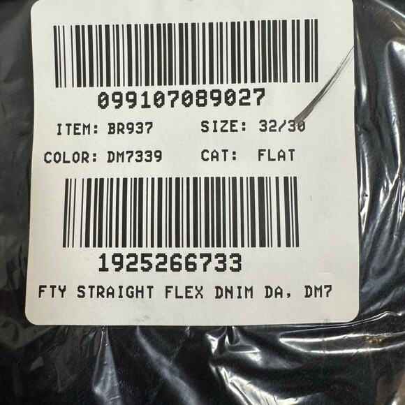 J.Crew NWT Men's Size 32x30 Straight Fit Jeans Signature Flex Dark Harbor Preppy - Picture 11 of 14